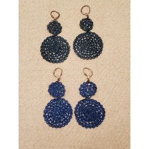 NWOT Bundle of 2 Pairs of Woven Wire Earrings